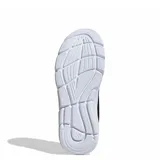 Championes Adidas Cloudfoam Flex de mujer, color negro con las tres tiras clásicas en los laterales en color blanco, y entresuela amortiguada blanca.