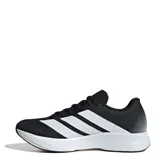 Championes de running Adidas Duramo RC 2, color negro con detalles en blanco. Presentan exterior de malla transpirable, mediasuela Lightmotion para mayor amortiguación y suela Adiwear de alta resistencia.