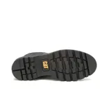 Botin tipo chelsea Caterpillar modelo Colorado para mujer, color negro, de cuero nobuk texturizado con paneles elásticos laterales y suela de goma con tracción.