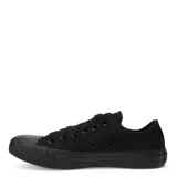 Championes urbanos Converse modelo Chuck Taylor All Star, color negro, de lona de algodón con suela de goma vulcanizada.