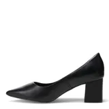 Zapato de tacón medio Bottero, color negro, con punta fina y diseño clásico de corte cerrado.