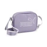 Bolso bandolera Puma Core Base color lila con logo Puma estampado en blanco.