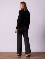 Cardigan tejido color blanco, marca Vila Milano.