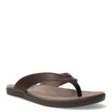 Sandalias tipo ojota para hombre marca Freeway, confeccionadas en cuero graso color marrón habana, con plantilla ergonómica y suela de goma.