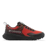 Championes de trekking Columbia Konos Trs Outdry para hombre, en color rojo y negro. Cuentan con empeine de malla técnica transpirable, tecnología impermeable OutDry y suela Adapt Trax para tracción en superficies secas y mojadas.
