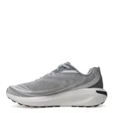 Championes de running Merrell modelo Morphlite, color gris con entresuela blanca y suela negra. Diseño de malla técnica transpirable, con cierre de cordones y refuerzos sintéticos en los laterales.