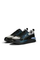 Championes deportivos Puma X-Ray 2 Square, en combinación de negro, gris y azul.