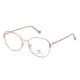 Anteojos de receta marca Teresa Calandra, modelo C42M, con armazón metálico de color rosa y diseño de marco redondeado.