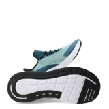 Championes deportivos Topper modelo Squat II, con capellada de malla transpirable en tonos verde agua y petróleo, detalles en negro y suela blanca con tecnología T-Cushion.