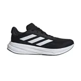 Championes de running Adidas Response Super, color negro con las tres tiras blancas y suela blanca.