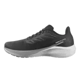 Championes de running Salomon Aero Blaze 2 de color negro con suela y entresuela gris, tecnología energy foam y capellada de malla transpirable con el logo de la marca en el lateral.