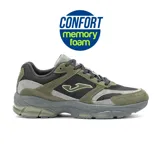 Championes deportivos Joma, inspirados en el running, con capellada de mesh transpirable y serraje, sistema de ventilación VTS, mediasuela de phylon con gel PULSOR y suela de caucho DURABILITY.