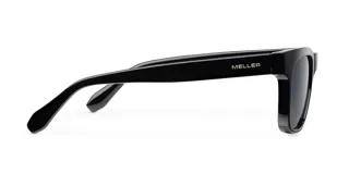 Lentes de sol cuadrados negros con protección UV400 y lentes polarizadas alemanas con recubrimiento anti-scratch y superhidrofóbico.