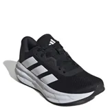 Championes Adidas Galaxy 7 W, color negro con detalles blancos, ideales para running.