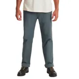 Pantalón utility de corte recto color gris, con bolsillos frontales aplicados y botamangas con vuelta.