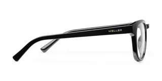 Lentes de lectura con filtro de luz azul, marca Banna. Montura cuadrada de acetato color negro y lentes transparentes de CR39 con protección UV400. Diseñados para brindar comodidad y durabilidad.