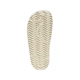 Sandalias Adidas modelo Campus 00S Foam Slide, color blanco, con diseño deslizante de una sola tira con el logo en relieve y suela dentada.