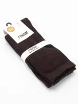 Pack de dos pares de medias de vestir grises, con diseño de cuadros oscuros.