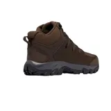 Championes de trekking Columbia Buxton Peak Mid II, color marrón, con diseño de caña media, confeccionados en cuero y malla técnica, con suela de goma de alta tracción y sistema de cordones reforzado.