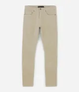 Pantalón skinny negro de sarga con elastano.