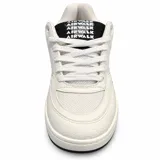 Zapatillas Airwalk modelo Faze White, color blanco y beige, con inserciones de malla y detalles en rojo.