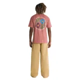 Pantalón chino de la marca Vans, modelo Authentic Chino Baggy, en color amarillo mostaza. Presenta un corte holgado y está confeccionado en tejido de sarga resistente, ideal para un estilo urbano.