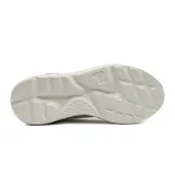Championes Fila modelo Rt para mujer, de diseño chunky en color blanco con detalles en negro, rosado y celeste, con suela robusta y capellada combinada de malla y material sintético.