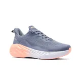 Championes Hi-Tec Milia color beige con detalles en rosa y celeste. Zapatillas deportivas con tecnología Memory Foam.