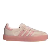 Championes Adidas Sambae para mujer, color rosa con plataforma.