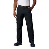 Pantalón cargo convertible negro de microfibra de poliéster, con bolsillos laterales y tecnología Omni-Shade UPF 50 y Omni-Wick.