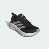 Championes de running Adidas Supernova Ease 2, con exterior de malla técnica en color negro y detalles plateados. Cuenta con mediasuela Dreamstrike para mayor amortiguación y suela de caucho.