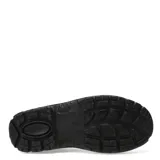 Zapato de seguridad Ador color negro, con puntera de acero y suela antideslizante.