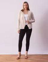 Cardigan tejido color blanco, marca Vila Milano.