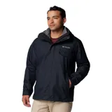 Campera 3 en 1 Columbia modelo Bugaboo III, color negro. Cuenta con una capa exterior impermeable y transpirable con tecnología Omni-Tech y una campera interior de forro polar con tecnología Omni-Heat termorreflectante. Incluye capucha desmontable, puños ajustables y bolsillos con cierre.