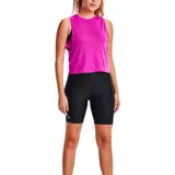 Short deportivo Under Armour HeatGear Armour Bike de mujer, color negro, con logo estampado en blanco en la pierna izquierda.