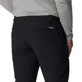 Pantalon de hombre Columbia modelo Landroamer, de corte recto y diseño funcional para actividades al aire libre. Cuenta con rodillas articuladas, múltiples bolsillos incluyendo uno de seguridad con cremallera, trabilla multifuncional y tecnología de protección solar y repelencia a líquidos.
