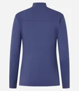 Campera deportiva Get Over de cuello alto, con cierre frontal por cremallera y bolsillos laterales. Confeccionada en tejido técnico de poliamida y elastano, ideal para actividades físicas.