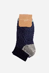 Soquetes estampados combinados de algodón, nylon y spandex.