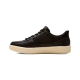 Championes Skechers Slip-Ins Arch Fit Court Break para hombre, de color negro con suela gruesa en tono tostado y tecnología Contour Foam.