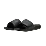 Ojotas Puma modelo Royalcat Comfort 2, color negro, con tira ajustable sobre el empeine y logo de la marca en relieve.