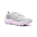 Championes deportivos American Sport modelo Michel Lady, color rosa con suela blanca y detalles en tejido calado.