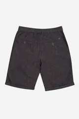 Bermuda tipo china marca Mistral, confeccionada en una mezcla de lino y algodón. Presenta cintura elástica con cordón ajustable, cierre frontal con botón, bolsillos laterales y dobladillo en las piernas.