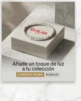 Esclava rígida de acero con diseño de eslabones hexagonales alternados, algunos lisos y otros con incrustaciones de circonias.