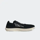 Championes de running Altra Escalante 4, color negro con logo blanco, con tecnología FootShape y entresuela Altra EGO.