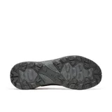 Bota de senderismo Merrell modelo Speed Strike 2 LTR, color negro. Diseño de caña media con parte superior de cuero impermeable, cierre con cordones, cuello acolchado y suela de goma con tracción optimizada para terrenos difíciles.