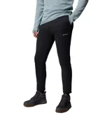 Pantalón de trekking Columbia para hombre, confeccionado en forro polar de rejilla con tecnología Omni-Wick que absorbe la humedad. Presenta un corte ajustado, cintura interior ajustable, bolsillos laterales, bolsillo posterior con cremallera y dobladillos elásticos.