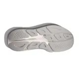 Championes de running Hoka Rincon 4, color negro con suela blanca y gris, diseño liviano con amortiguación y gran logo de la marca en el lateral.