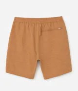 Bermuda deportiva Get Over para hombre, de color gris, con cintura elástica, cordón interno ajustable y bolsillo con cierre en la parte trasera.