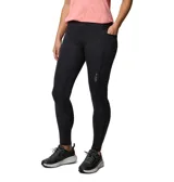 Calza deportiva de tiro alto color negro, con tecnología Omni-Wick para absorción de humedad. Presenta bolsillos laterales y posterior, con logo de la marca estampado en la pierna.