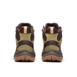 Botas de trekking Merrell Speed Strike 2 Ltr M color verde militar con detalles en marrón y suela dentada. Membrana impermeable y parte superior de cuero y ante.